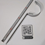 Довге кріплення для жолоба Ø110 мм – 38 см, фарбоване