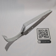 Довге кріплення для жолоба Ø110 мм – 38 см, фарбоване