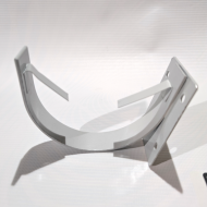 Коротке кріплення для жолоба Ø110 мм, фарбоване