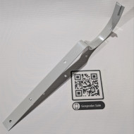 Довге кріплення для жолоба Ø110 мм – 38 см, фарбоване