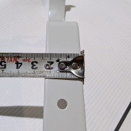 Довге кріплення для жолоба Ø110 мм – 38 см, фарбоване